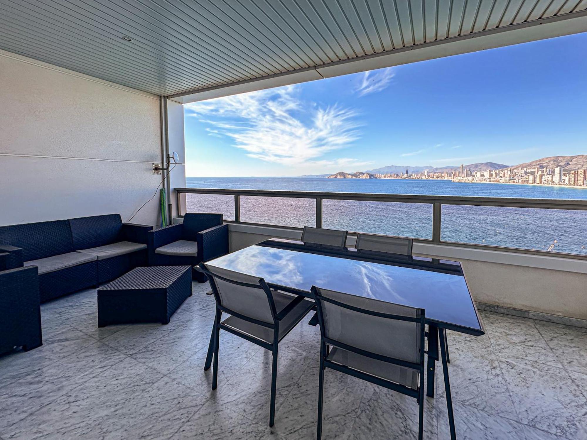 Gemelos 28 Balcon Al Mediterraneo Benidorm Bagian luar foto
